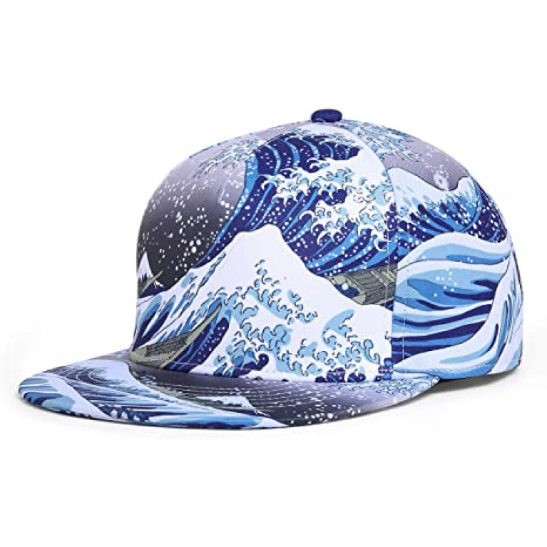 NUZADA Baseball Cap Hip Hop Fashion Caps for Women Men Snapback Adjustable Hat 
